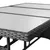 Produktbild 4 för Trädgårdsbord svart 170x80x74 cm konstrotting