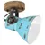 Produktbild 2 för Vägglampa 25 W nött blå 11,5x11,5x25 cm E27