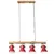 Produktbild 3 för Taklampa 25 W nött röd 90x24x111 cm E27