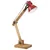 Produktbild 2 för Skrivbordslampa 25 W nött röd 23x18x96 cm E27