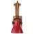 Produktbild 3 för Vägglampa 25 W nött röd 96x15x20 cm E27