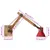 Produktbild 10 för Vägglampa 25 W nött röd 96x15x20 cm E27