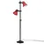 Produktbild 2 för Golvlampa 25 W nött röd 25x25x90/160 cm E27