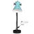 Produktbild 3 för Skrivbordslampa 25 W nött blå 15x15x55 cm E27