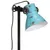 Produktbild 8 för Skrivbordslampa 25 W nött blå 15x15x55 cm E27