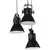 Produktbild 7 för Hänglampa 25 W svart 30x30x100 cm E27