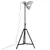 Produktbild 4 för Golvlampa 25 W vintage silver 61x61x90/150 cm E27