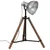 Produktbild 6 för Golvlampa 25 W vintage silver 75x75x90-150 cm E27