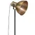 Produktbild 8 för Golvlampa 25 W antik mässing 75x75x90-150 cm E27