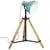 Produktbild 6 för Golvlampa 25 W nött blå 75x75x90-150 cm E27