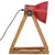 Produktbild 4 för Skrivbordslampa 25 W nött röd 30x17x40 cm E27
