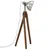 Produktbild 4 för Golvlampa 25 W vintage silver 45x45x120 cm E27