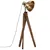 Produktbild 2 för Golvlampa 25 W antik mässing 45x45x120 cm E27