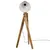 Produktbild 3 för Golvlampa 25 W nött blå 45x45x120 cm E27