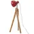 Produktbild 5 för Golvlampa 25 W nött röd 45x45x120 cm E27