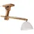 Produktbild 2 för Taklampa 25 W vit 105x30x65-108 cm E27