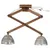 Produktbild 3 för Taklampa 25 W vintage silver 29x18x85 cm E27