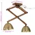 Produktbild 8 för Taklampa 25 W antik mässing 29x18x85 cm E27