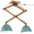 Produktbild 2 för Taklampa 25 W nött blå 29x18x85 cm E27