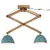 Produktbild 3 för Taklampa 25 W nött blå 29x18x85 cm E27