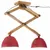 Produktbild 2 för Taklampa 25 W nött röd 29x18x85 cm E27