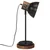 Produktbild 4 för Skrivbordslampa 25 W svart 17x17x50 cm E27