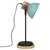 Produktbild 4 för Skrivbordslampa 25 W nött blå 17x17x50 cm E27