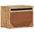 Produktbild 5 för Väggmonterat sängbord 40x30x25 cm massivt mangoträ