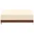 Produktbild 3 för Bänkskydd 3-sits beige 198x97x48/74 cm 600D oxford