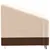 Produktbild 4 för Bänkskydd 3-sits beige 204x86x48/73 cm 600D oxford