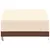 Produktbild 3 för Bänkskydd 3-sits beige 137x97x48/74 cm 600D oxford
