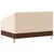 Produktbild 5 för Bänkskydd 3-sits beige 137x97x48/74 cm 600D oxford