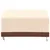 Produktbild 3 för Bänkskydd 3-sits beige 159x84x56/81 cm 600D oxford