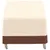 Produktbild 3 för Fåtöljskydd för trädgården beige 79x97x48/74 cm 600D oxford