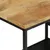 Produktbild 4 för Avlastningsbord 110x30x75 cm massivt grovt mangoträ och järn