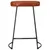 Produktbild 3 för Barstolar 2 st mörkbrun 41x29x62 cm