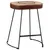 Produktbild 2 för Barstolar 2 st mörkbrun 40x29,5x53 cm