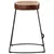 Produktbild 4 för Barstolar 2 st mörkbrun 40x29,5x53 cm