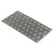 Produktbild 2 för Hålplatta 40 st 2 mm 200x100 mm galvaniserat stål