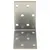 Produktbild 3 för Vinkel 40 st 2 mm 60x40x60 mm galvaniserat stål