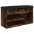 Produktbild 2 för Skobänk rökfärgad ek 82x32x45,5 cm konstruerat trä