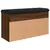 Produktbild 8 för Skobänk brun ek 82x32x45,5 cm konstruerat trä
