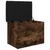 Produktbild 4 för Förvaringsbänk rökfärgad ek 62x42x45 cm konstruerat trä