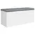 Produktbild 2 för Förvaringsbänk vit 102x42x45 cm konstruerat trä