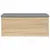 Produktbild 5 för Förvaringsbänk sonoma-ek 102x42x45 cm konstruerat trä