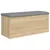 Produktbild 7 för Förvaringsbänk sonoma-ek 102x42x45 cm konstruerat trä