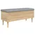 Produktbild 2 för Förvaringsbänk sonoma-ek 102x42x46 cm konstruerat trä