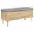 Produktbild 6 för Förvaringsbänk sonoma-ek 102x42x46 cm konstruerat trä