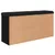 Produktbild 7 för Skobänk svart 102x32x50 cm konstruerat trä