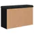 Produktbild 7 för Skobänk svart 82x32x50 cm konstruerat trä